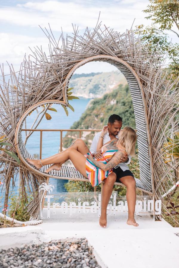 Tropical Glamping Nusa Penida - Private Romantic Seaside Bungalow Diamond Beach Polilit Kültér fotó